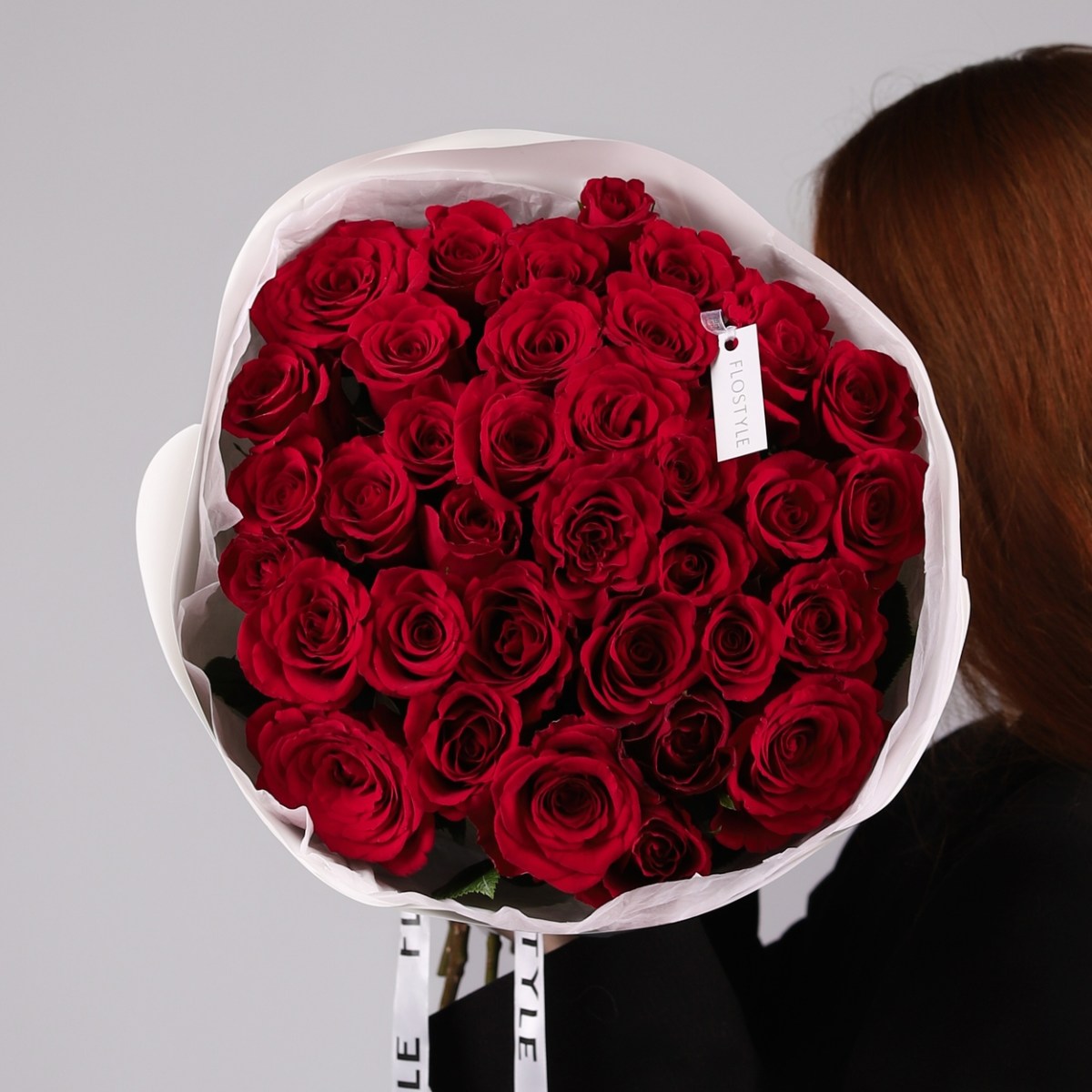 Букет из 35 красных роз